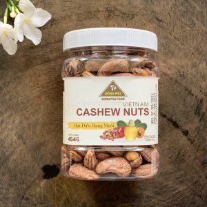 hạt điều rang muối hũ nắp trắng 454g