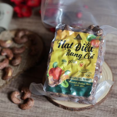 hạt điều rang củi túi hút chân không 500g